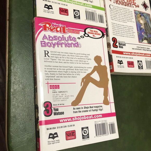 Anime Lot of 5 Books & 3 Movies; Absolute Boyfriend, Vampire Knight, Hack… - Picture 4 of 12